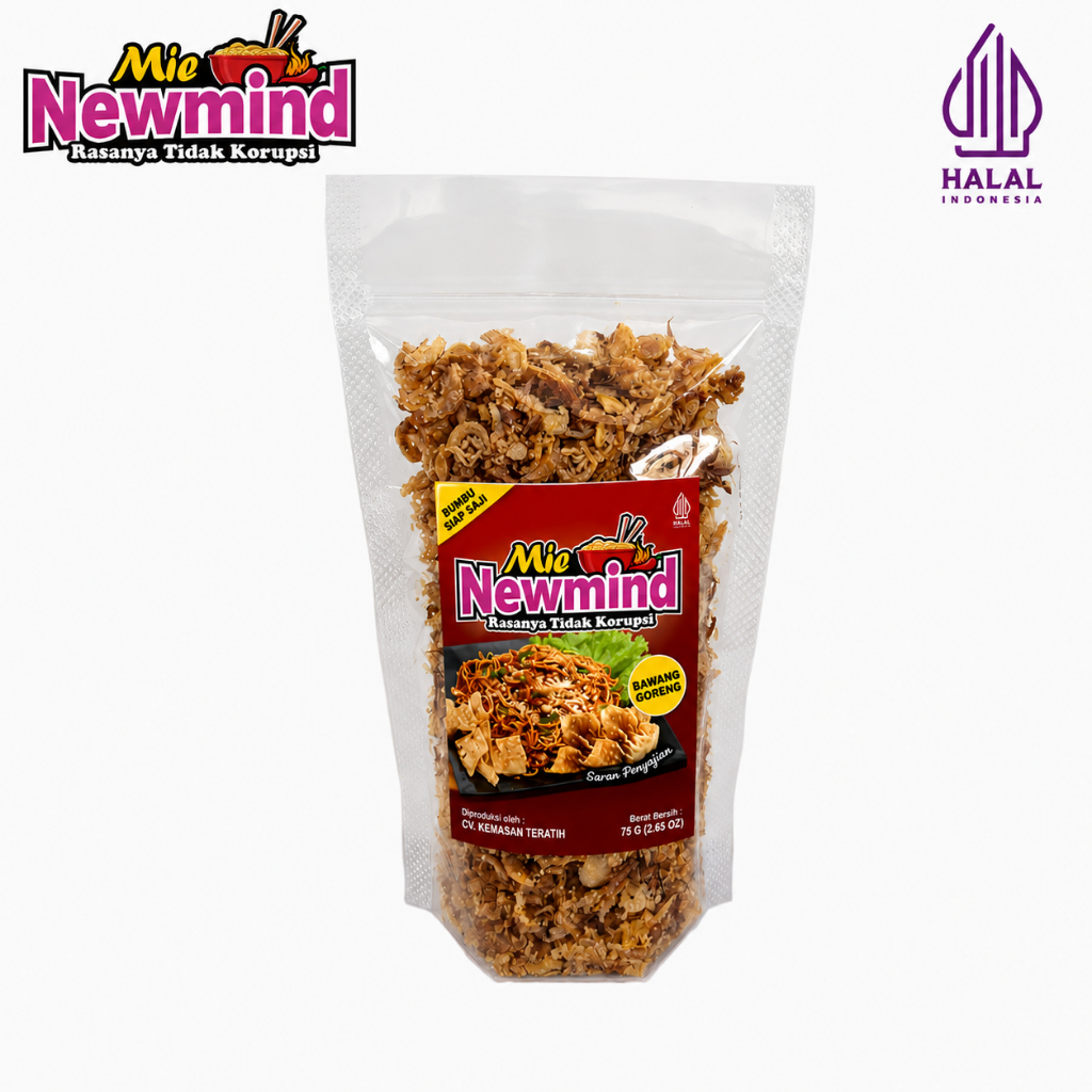 Bawang Goreng Mie Newmind 75 gram ala Mie Newmind | Mie Gacoan | Wizzmie | Mie Kober