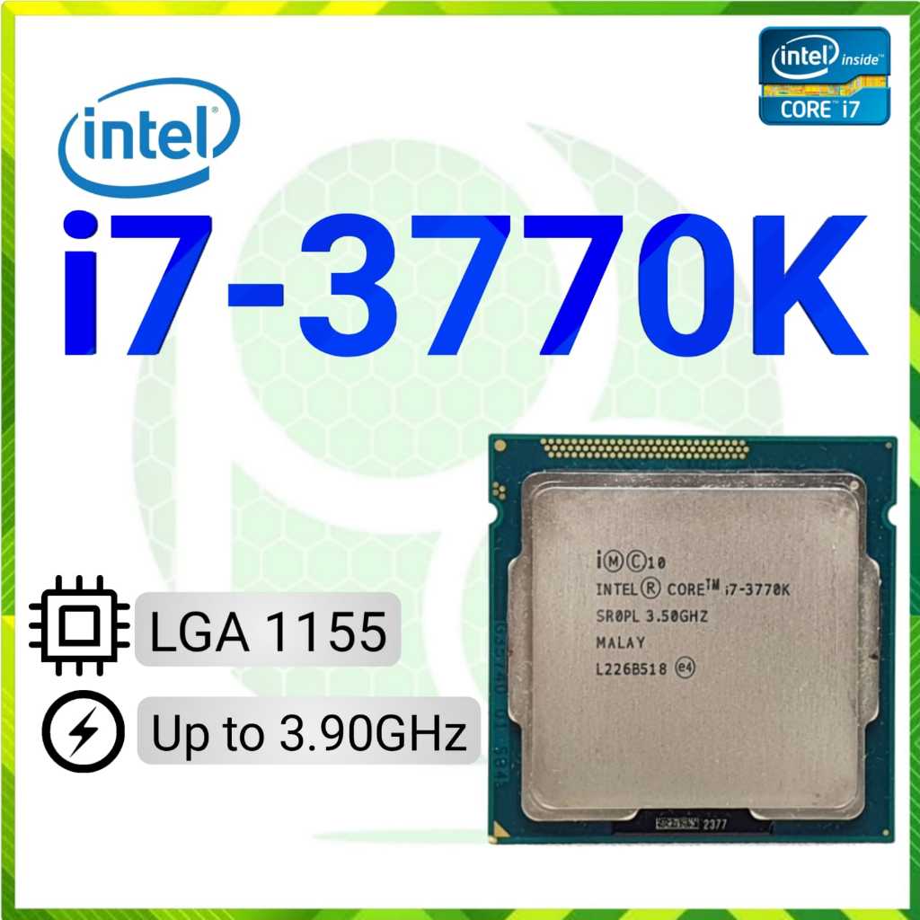 Processor Intel Core i7 3770K 3.50GHz - 1155 CPU Prosesor i7 3770 K