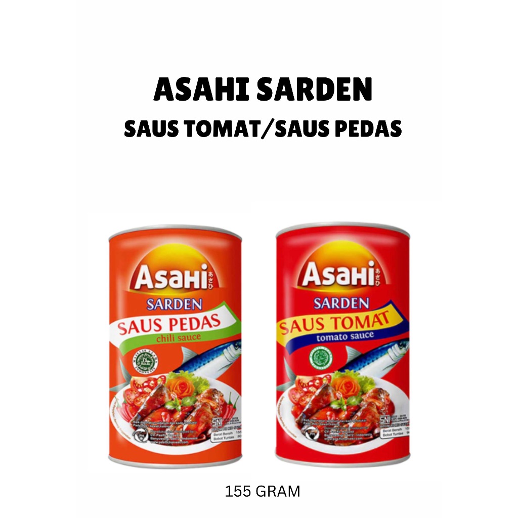 ASAHI SARDEN SARDINE KALENG 155 GRAM