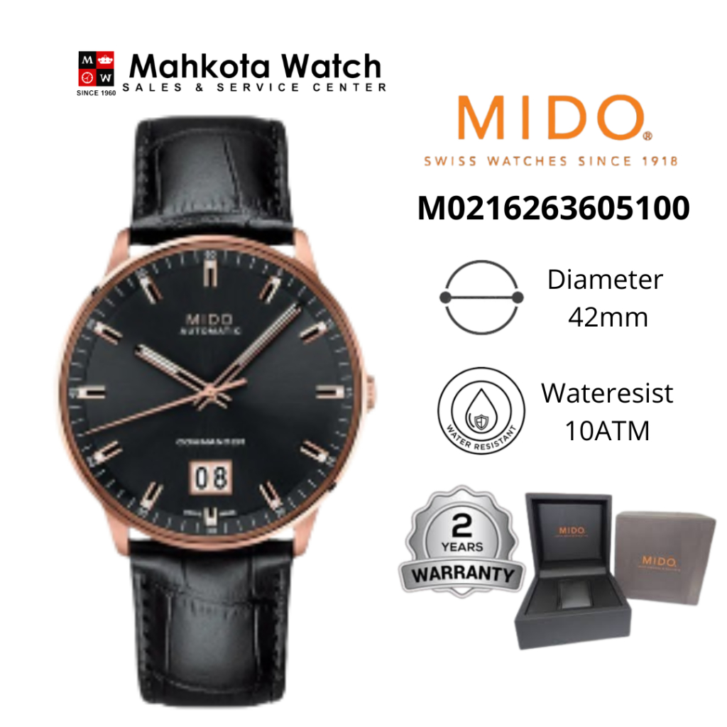 JAM TANGAN PRIA  MIDO AUTOMATIC M0216263605100 ORIGINAL