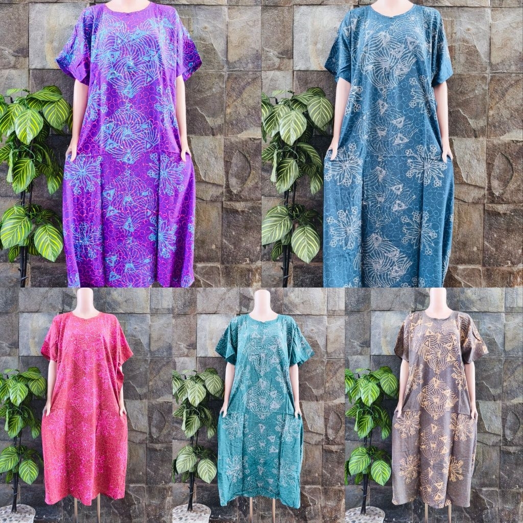 Amina - Daster Lowo Jumbo Busui Ld 140 | Huza DK Resleting