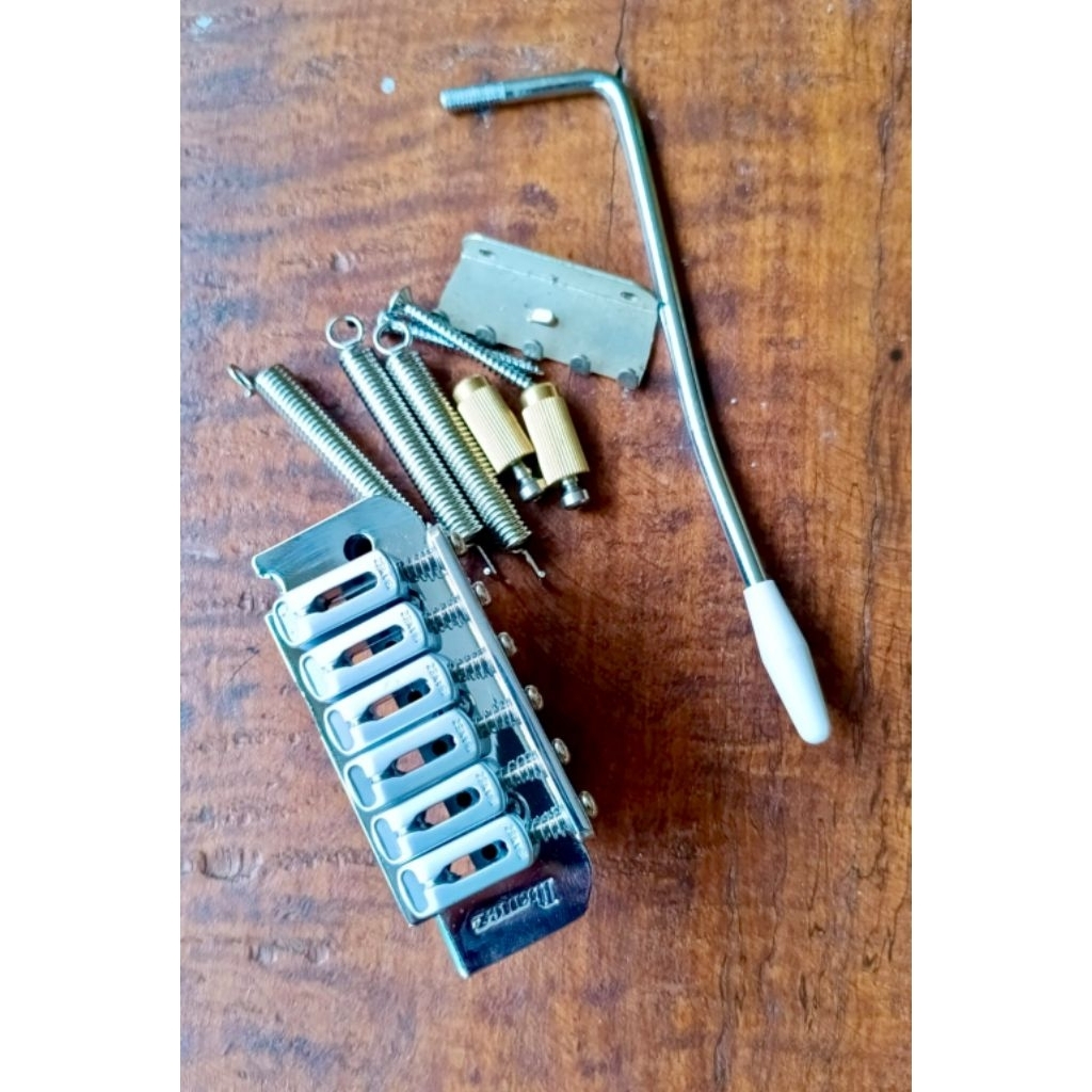 Ibanez FAT-10 Tremolo Bridge Original | Semi Up Down | 2 Pivot | Bridge Gitar Elektrik 6 String Chro