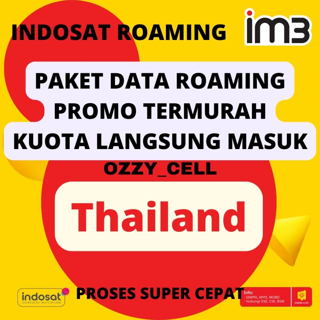 INDOSAT IM3 ROAMING THAILAND LANGSUNG MASUK