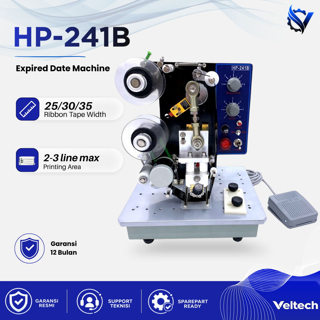 Mesin Coding Expired Date Stempel Tanggal Kadaluarsa HP-241 HP-241BMesin Coding Expired Date Stempel