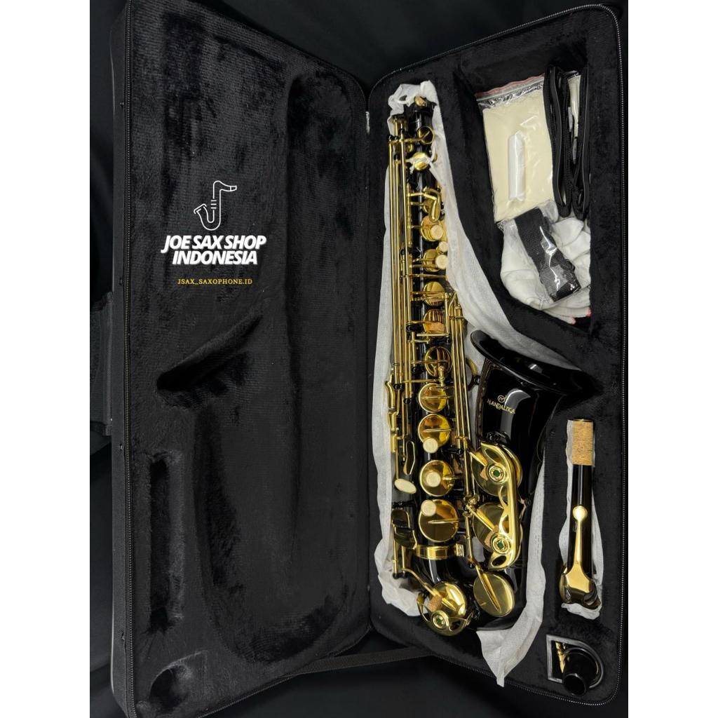 Alto Saxophone Mandalika Black Gold 100% Baru