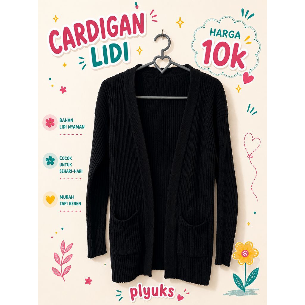 cardigan lidi