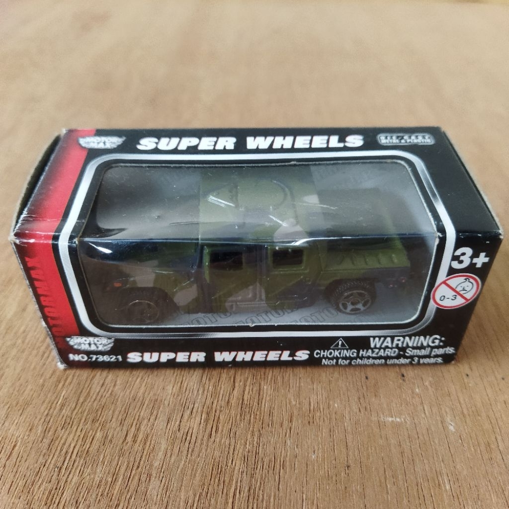 Motormax Motor Max Diecast Humvee Hummer H1 ARMY