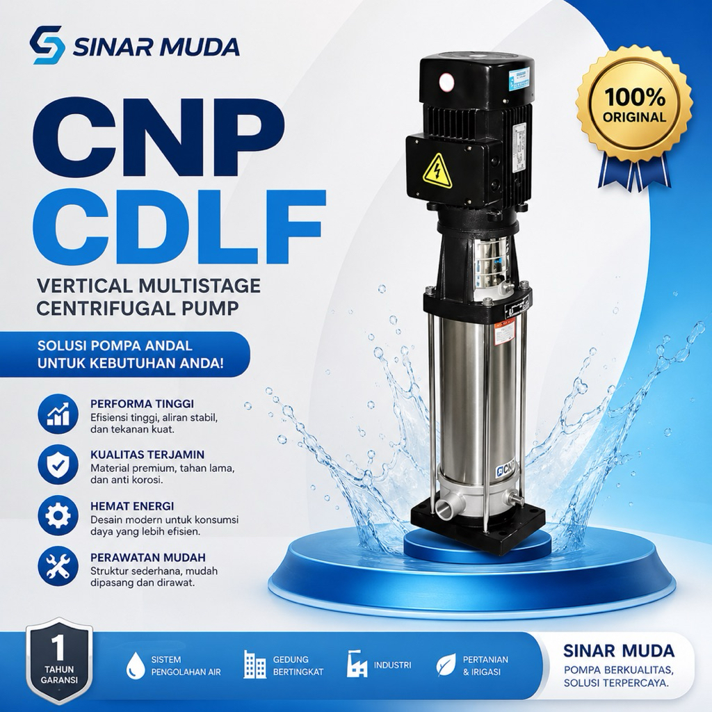 POMPA CNP CDLF 4-12 3PHASE DRAT POMPA DORONG