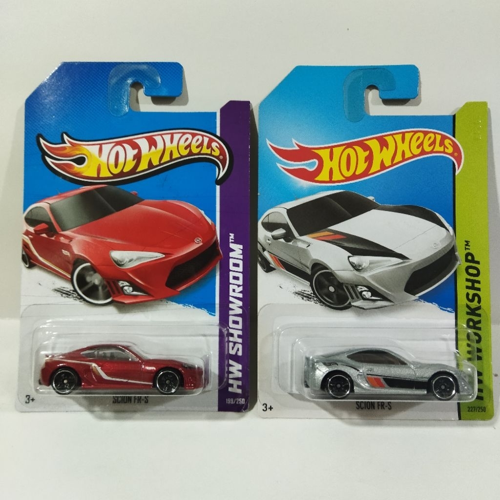 HOT WHEELS SCION FR-S Merah Silver HW JDM Toyota Scion