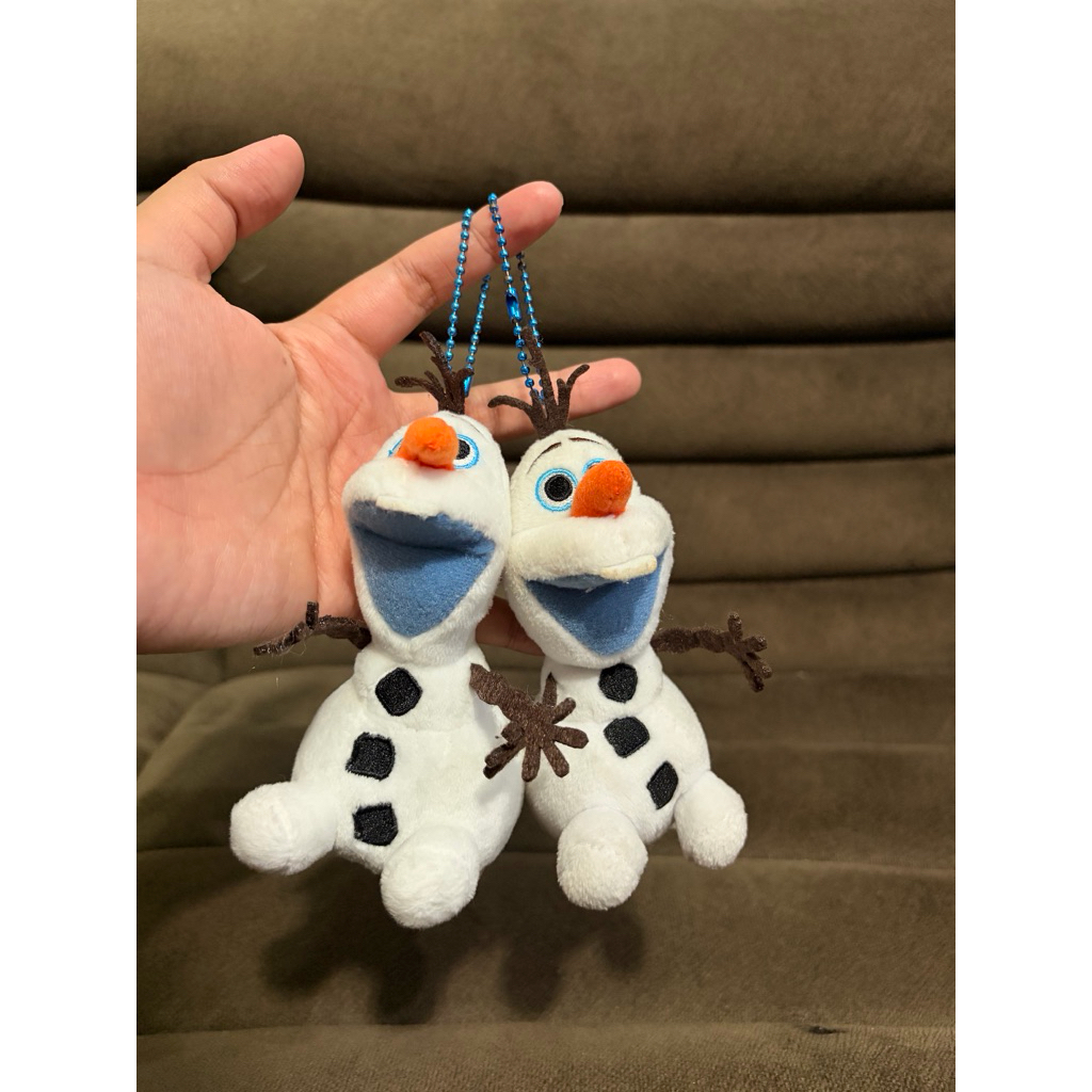 Gantungan kunci/tas boneka salju Olaf frozen disney original