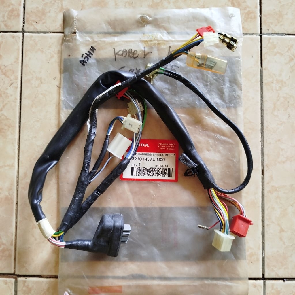 Kabel Body SUB HARNESS SPEEDOMETER Supra X 125 Batman Original AHM 32101-KVL-N00