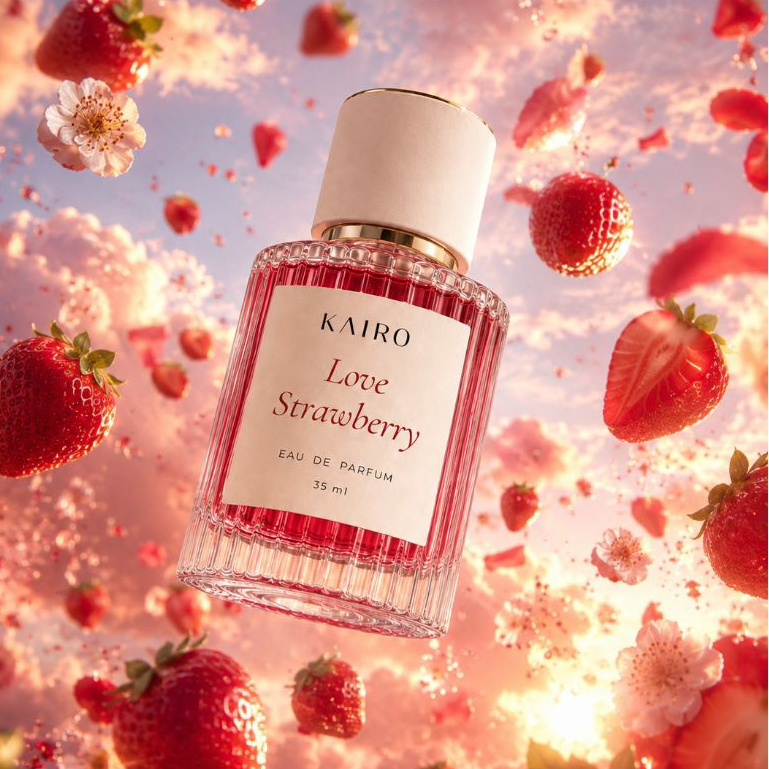 Parfum Kairo Love Strawberry | Parfum wanita manis sweet stroberi