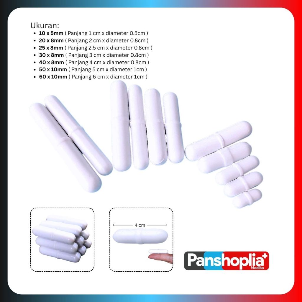 Magnetic Stirrer l Stir Bar l Magnetik Stirer / Pengaduk Magnetik With Ring