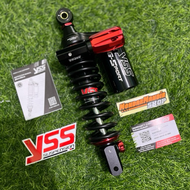 SHOCKBREKER/SHOCK YSS G-SPORT+PRELOAD AJUSTER NO SELANG UKURAN 330/300MM ALL MATIC