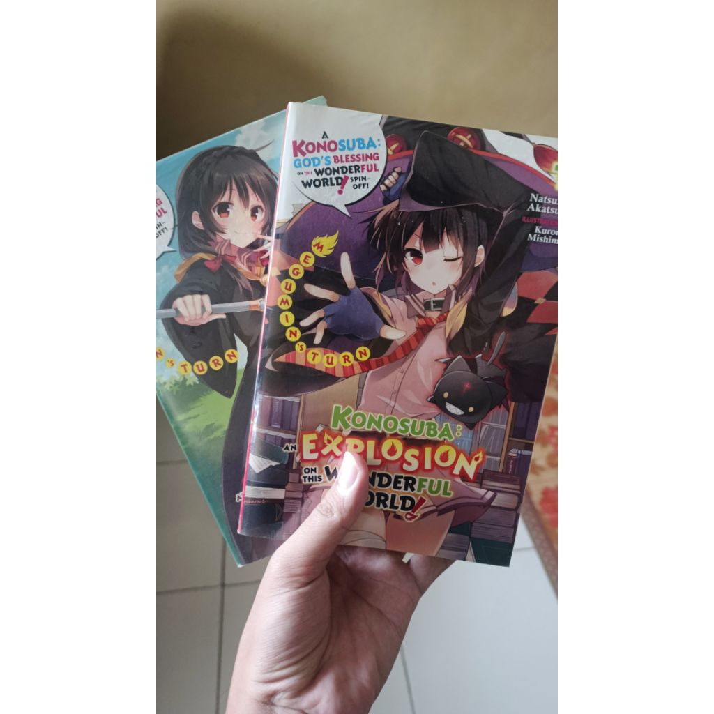 Light Novel Konosuba Explosion  Vol 1-2 Yen English Preloved