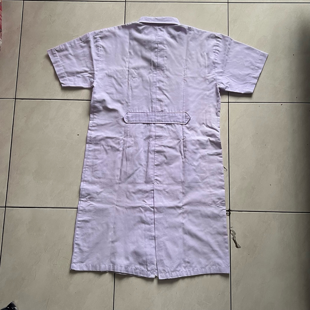 Baju Praktikum / Jas Lab SMA Sutomo 1 [FREE TOPI UPACARA]