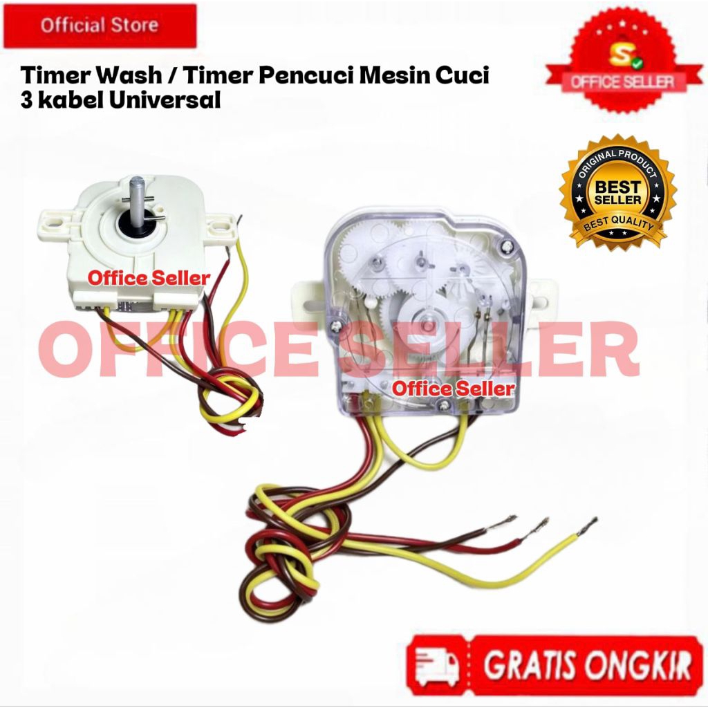 Timer Wash Mesin Cuci 3 Kabel / Timer Pencuci 3 Kabel Mesin Cuci Universal