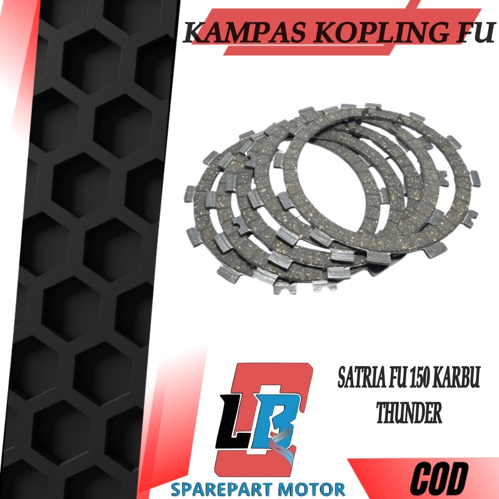 KAMPAS KOPLING SATRIA FU 150 KARBU / THUNDER / KAMPAS PLAT PELAT KOPLING SATRIA FU 150 / THUNDER / K