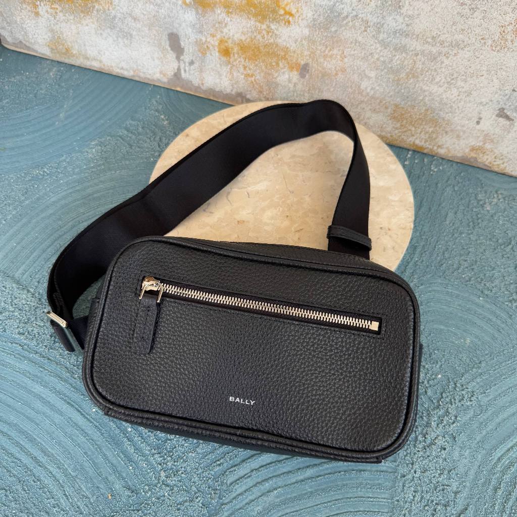 Bally York Pouch Sling Bag Leather