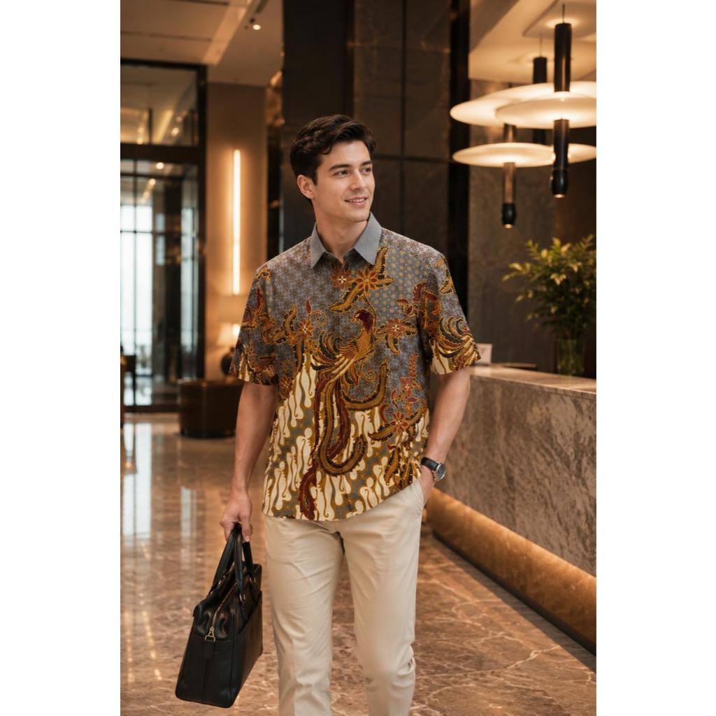 Kemeja Pria Kukilo Prabu-Pangestu Batik