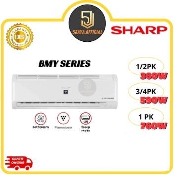 AC Sharp Plasmacluster AHA5BMY / AHA7BMY / AHA9BMY 1/2PK / 3/4PK / 1PK AC Plasmacluster Sharp