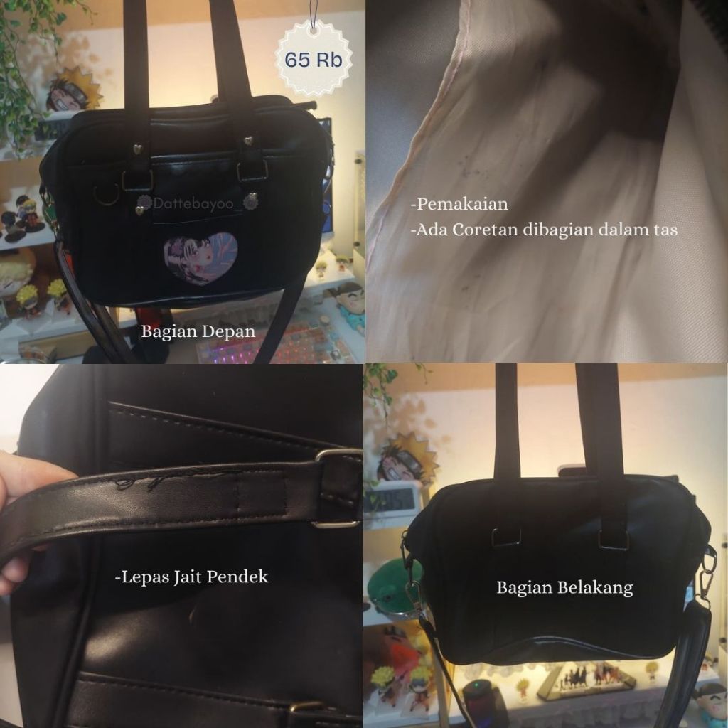 Tas Uniform Jepang Itabag Shoulder Bag (Preloved) -BACA DESKRIPSI-