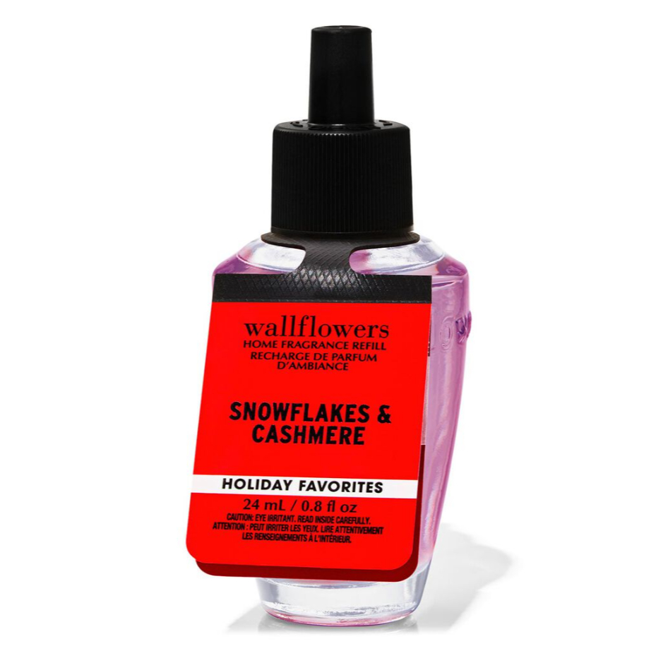 BBW Snowflakes & Cashmere Wallflowers Scent Refill - Pengharum Ruangan 24ml
