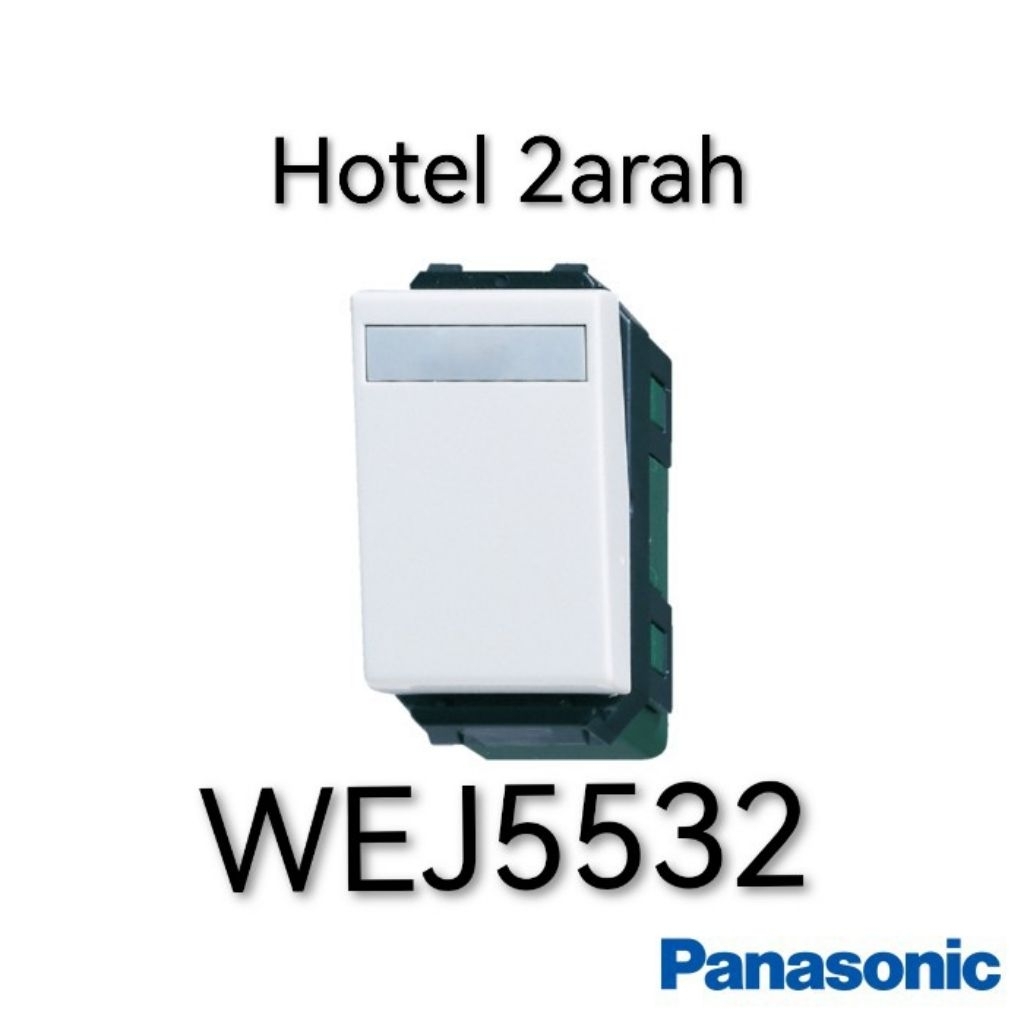 Mata Saklar Hotel Panasonic WEJ5532 Mata Saklar Panasonic Hotel 2arah Cetrekan Hotel 2arah Panasonic