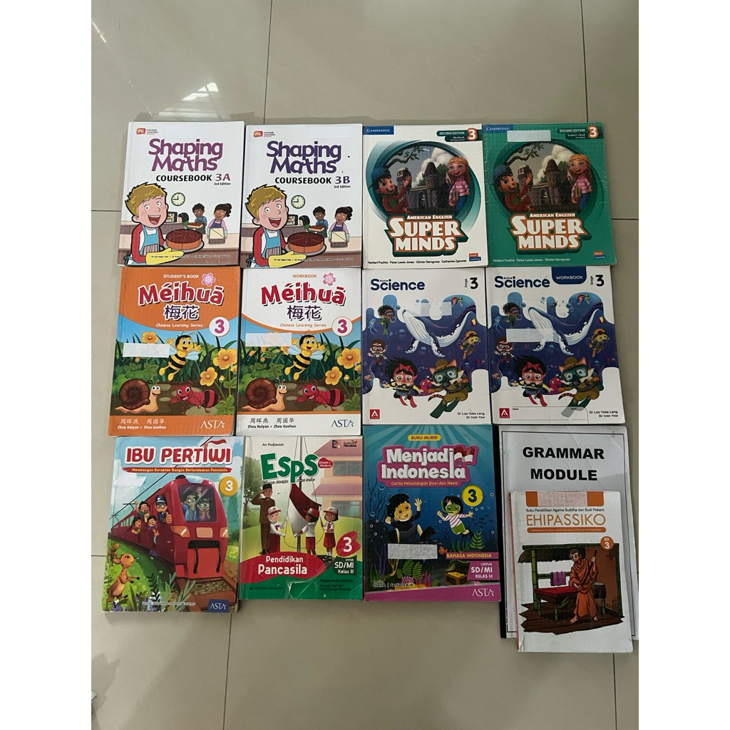 BUKU MATHS SCIENCE SUPER MINDS  3 SD