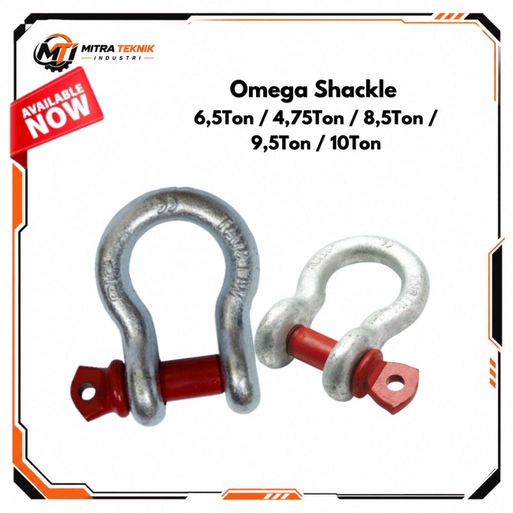 Omega Shackle/ Shackle D/ Bow Shackle/ Kait Barang/ Kait Towing Besar