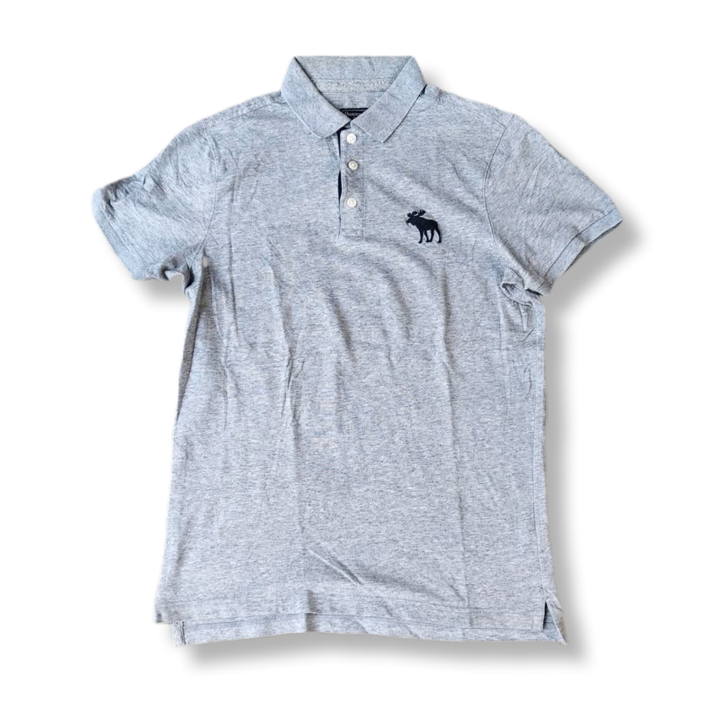ABERCROMBIE & FITCH GRAY POLO SHIRT | KAOS POLO | MNZA #30