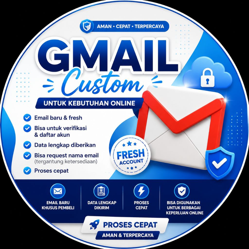 Email Gmail Fresh & Aktif untuk Semua Kebutuhan Online