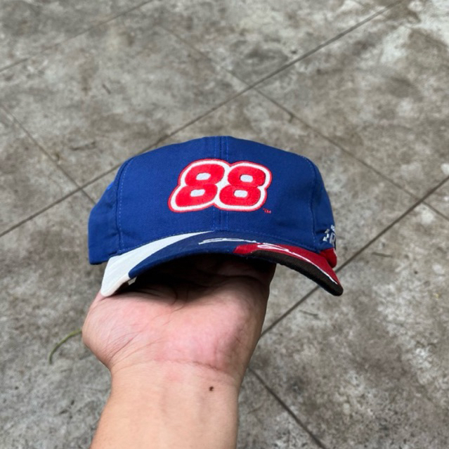 NASCAR #88 Dale Jarrett Robert Yates Ford Racing Strapback Hat Cap VTG