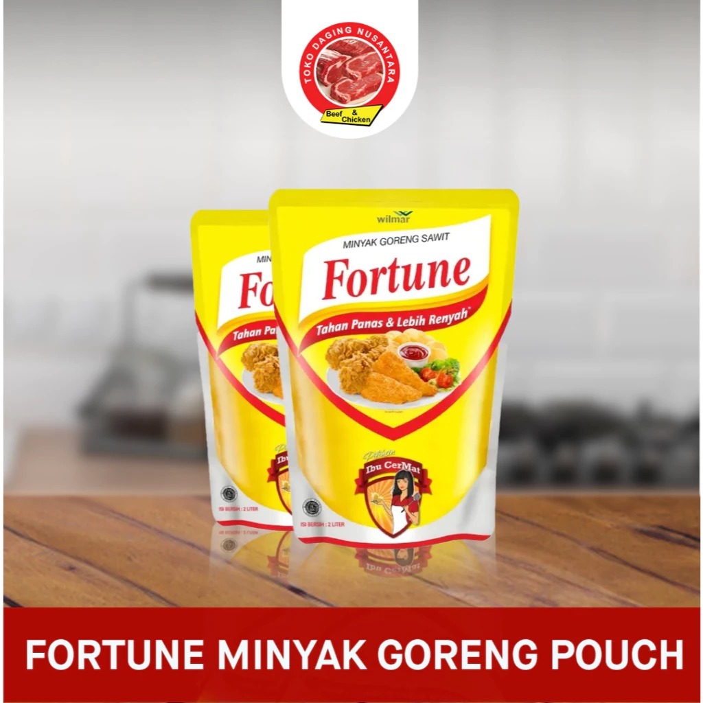 FORTUNE MINYAK GORENG POUCH 1 LITER II TOKO DAGING NUSANTARA