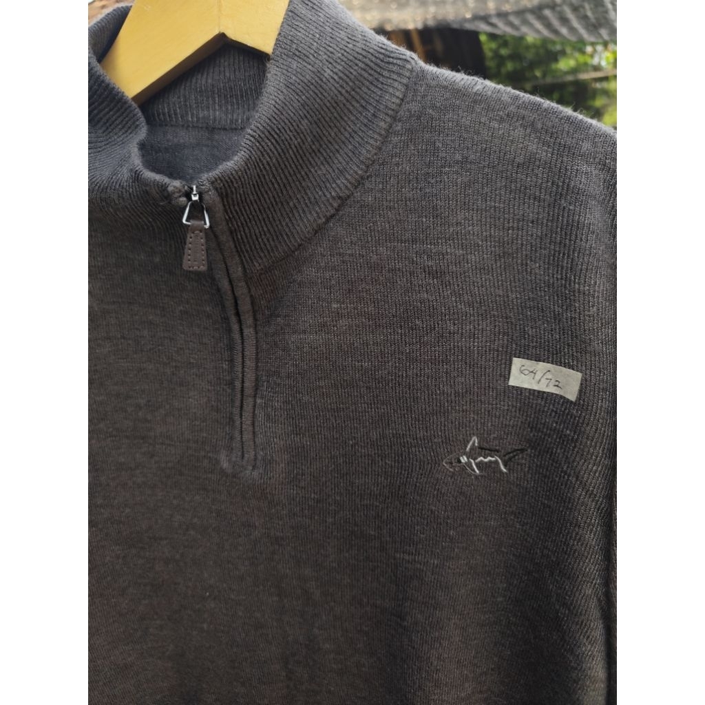 Halfzip Rajut GREG NORMAN