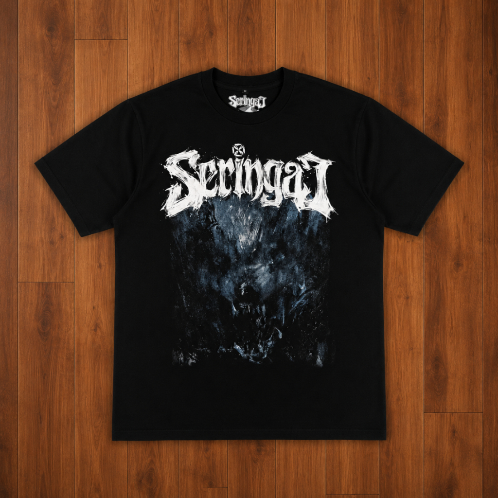 Seringai Official Merch Anastasis - Original 100% - T-Shirt Kaos Band