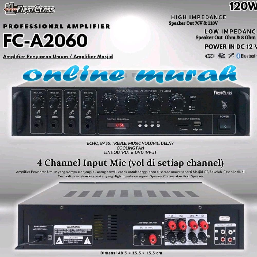 amplifier firstclass fca 2060 / FC a2060 / fca2060 original