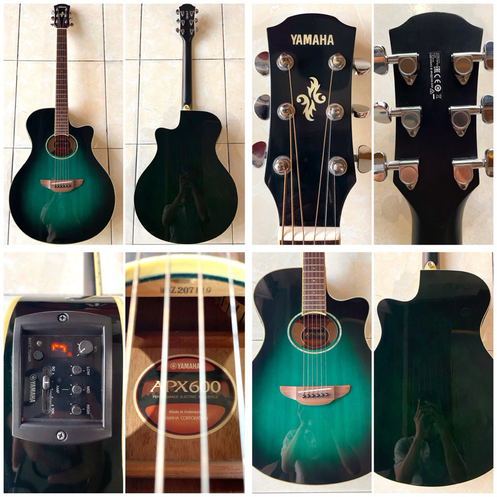 Gitar Akustik Elektrik Yamaha Apx 600 original ori cpx 500 ii takamine cort