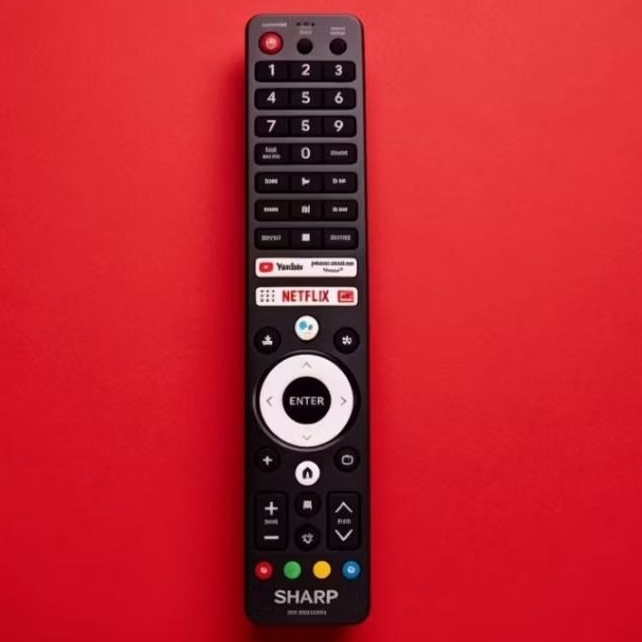 Remote Control TV SMART ANDROID SHARP 4T-C65FV1X Voice Original