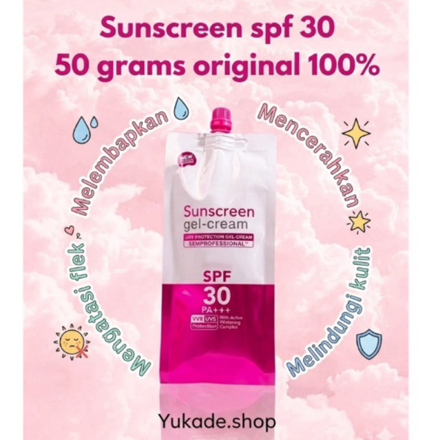 sunscreen 50gr jumbo rj