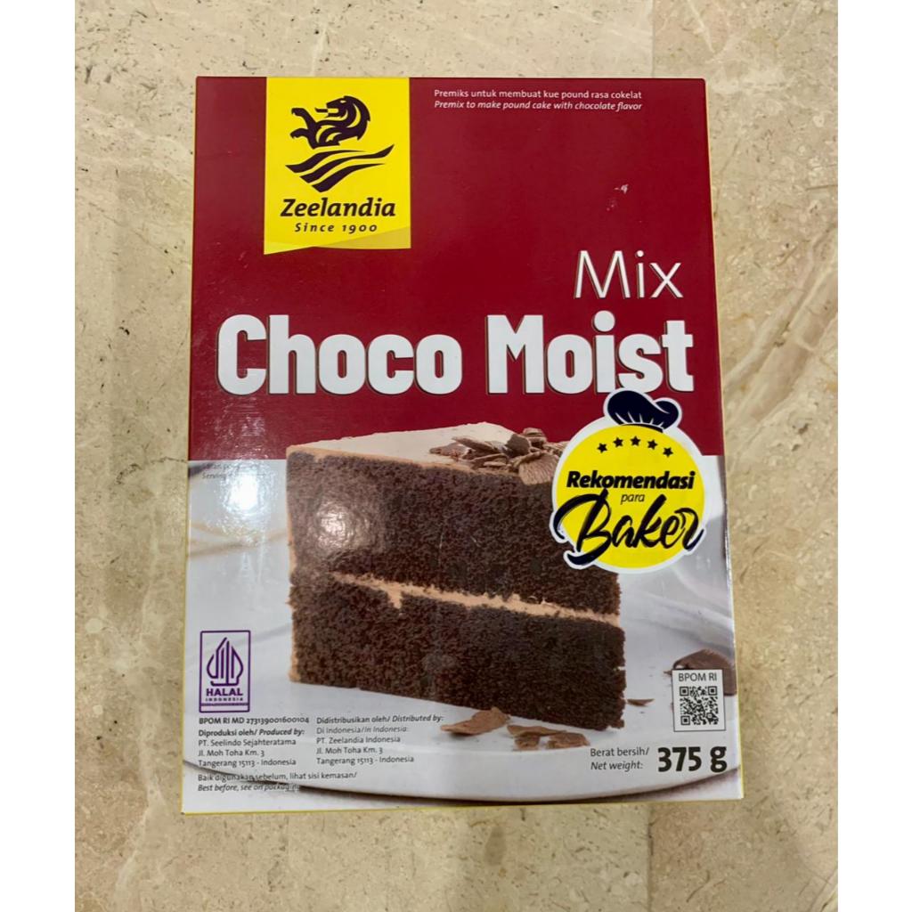 Zeelandia choco moist 375gr premix pound cake premiks coklat