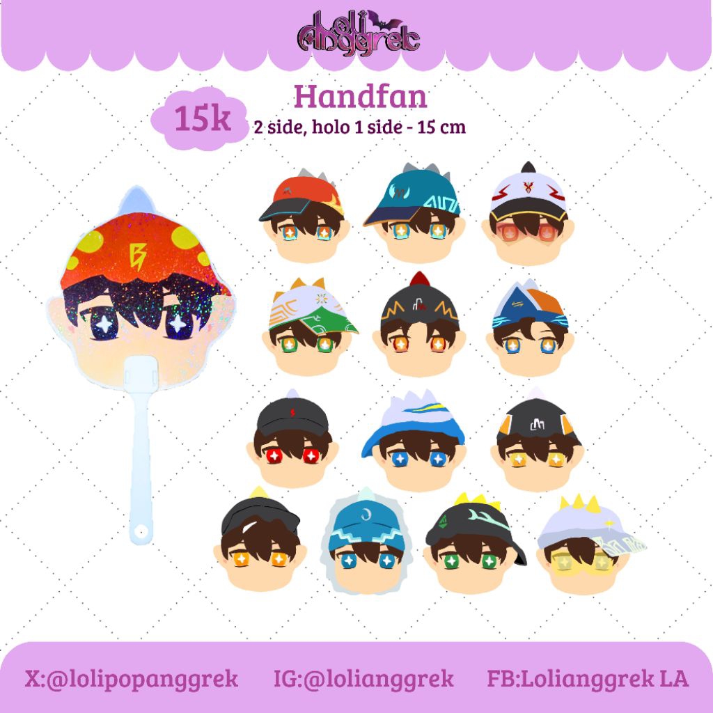 Boboiboy Handfan Fanmerch