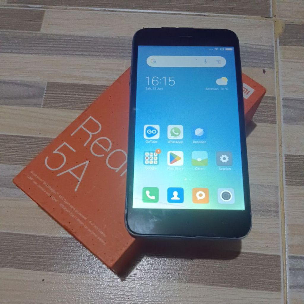 HP REDMI 5A RAM 2/16 GB SECOND NORMAL (WIFI ONLY) (KET. BACA DISKRIPSI).