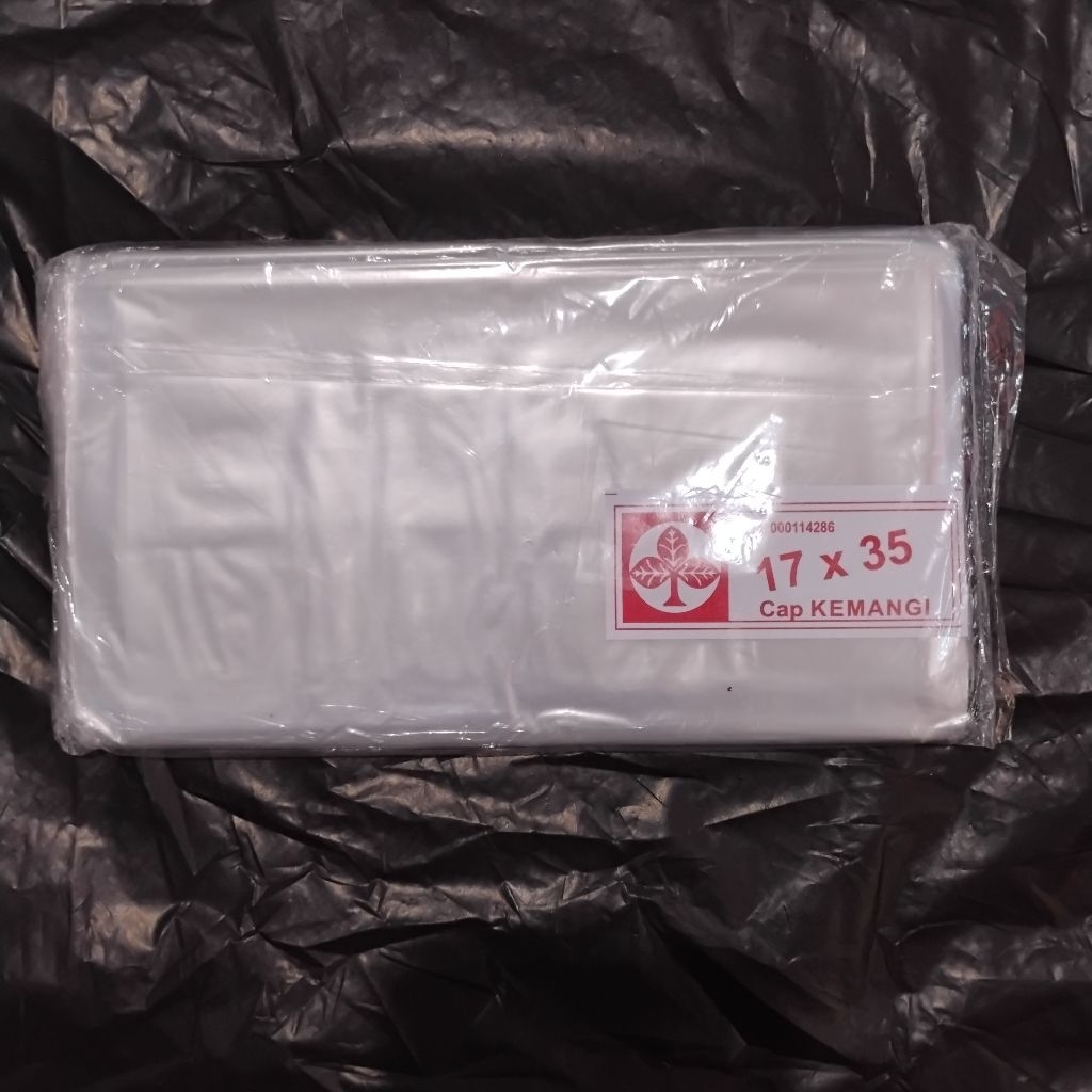 PLASTIK TAHU TEMPE 17X35 PLASTIK PP BENING TIPIS 17X35
