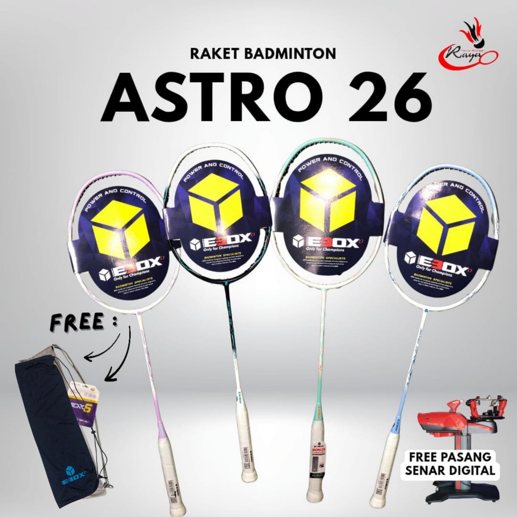 Raket Badminton EBOX Astro 26 - Original