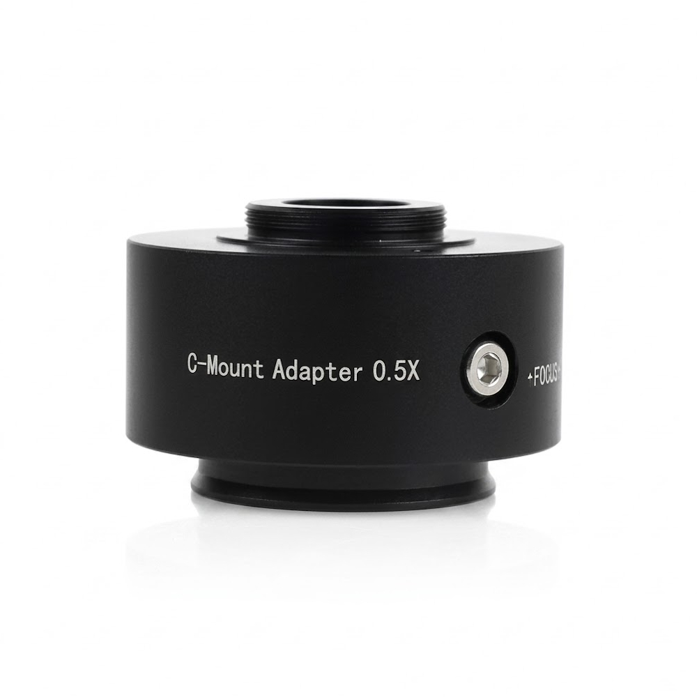 Lensa Sambungan Trinocular 0.5X CTV Buat Mikroskop Olympus Adaptor Kamera Mikroskop Pembesar Bidang 