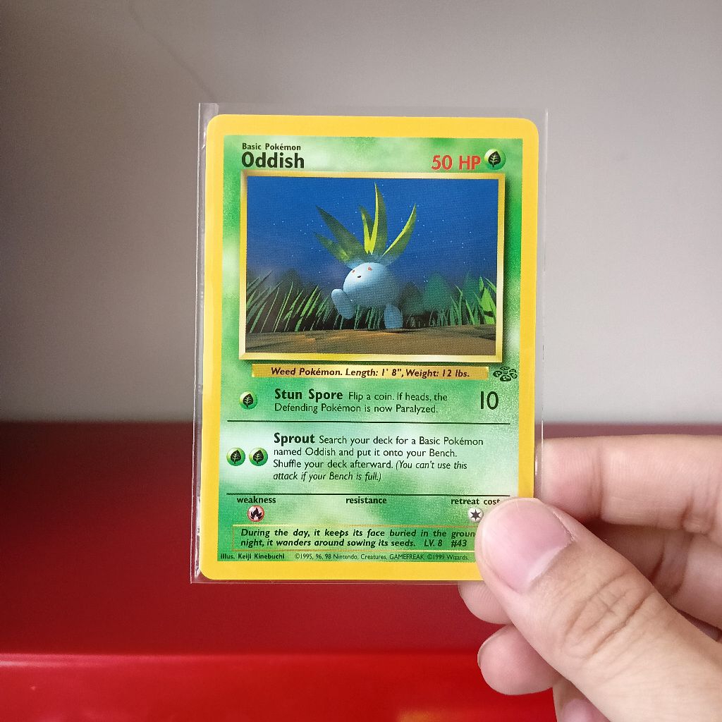 Oddish 58/64 JUNGLE Non Holo  Pokémon TCG