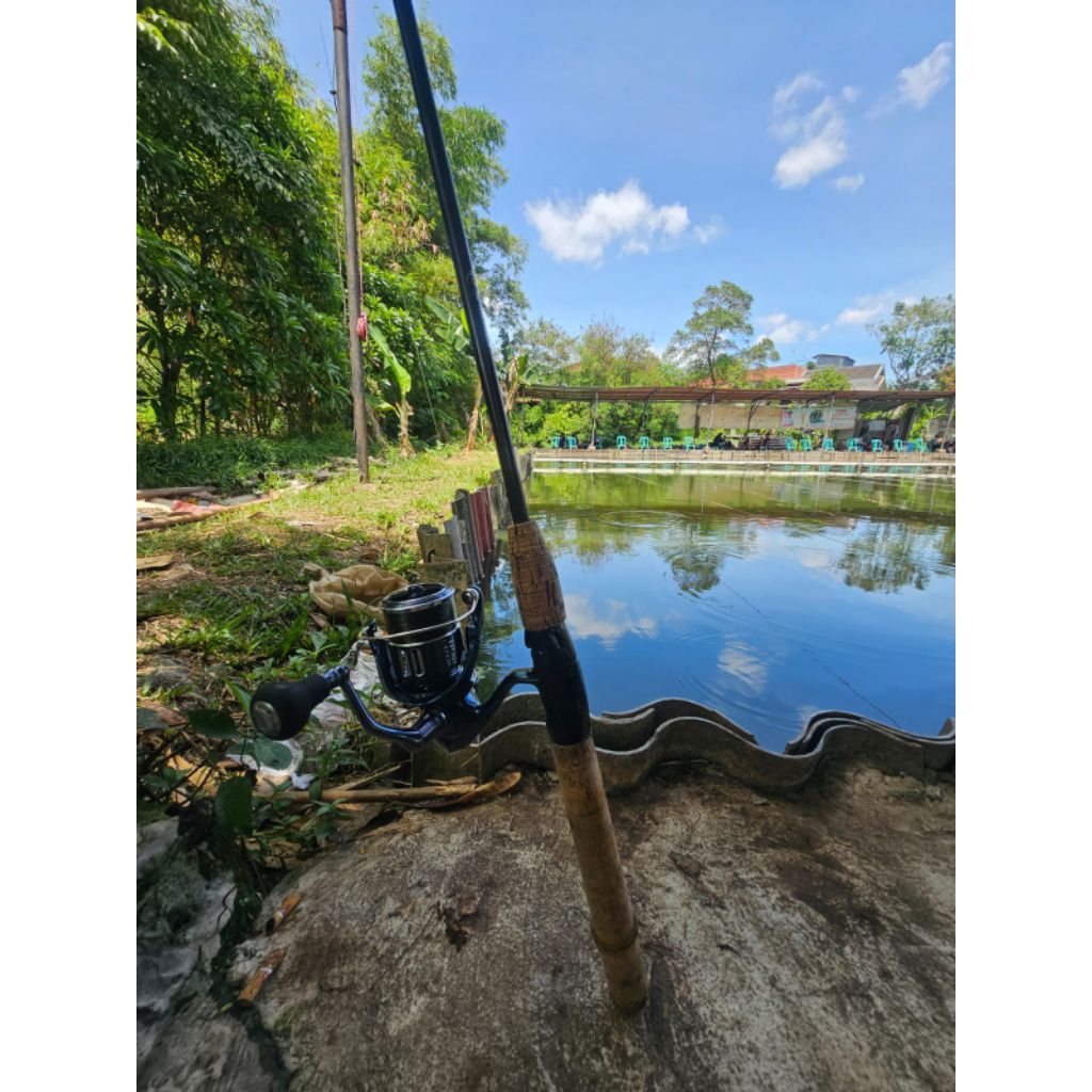 joran set reel pancing Shimano