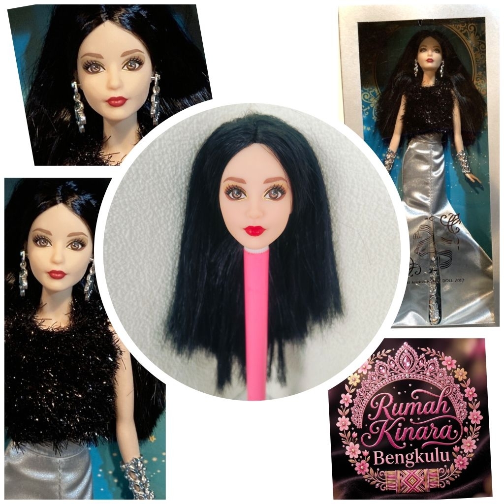 Kepala Barbie PTMI 2017 Silver Jubile Original Mattel