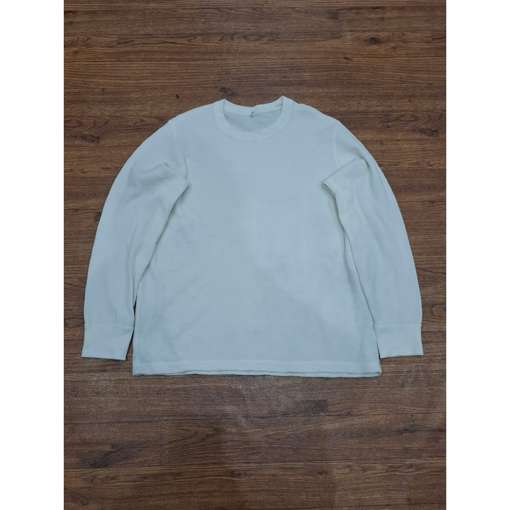 Kaos longsleeve waffle uniqlo